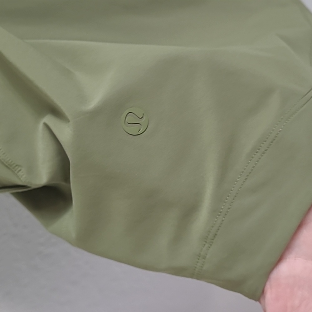 Lululemon Lightweight High-Neck Romper Bronze Green Size 8 - Picture 7 of 9